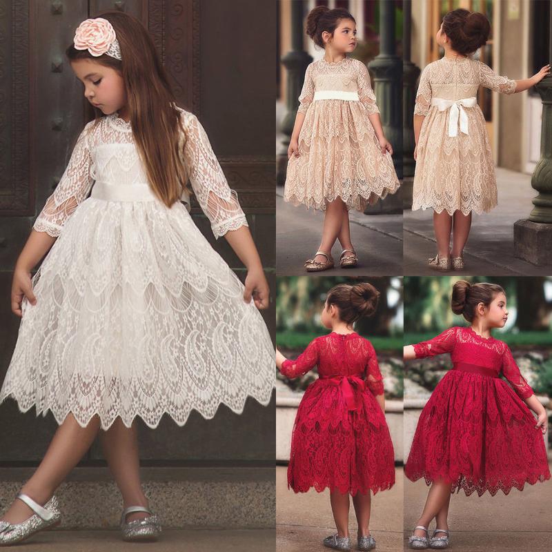 Girl's Dresses 3-7T Baby Dress Flower Girl Solid Princess Pageant Party Bridesmaid Casual Summer Wedding Girls DressGirl's, White
Girl's Dresses 3-7T Baby Dress Flower Girl Solid Princess Pageant Party Bridesmaid Casual Summer Wedding Girls DressGirl's, White