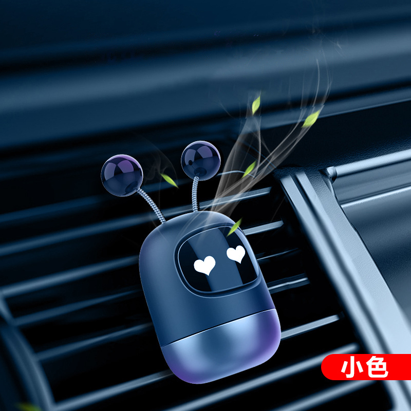 Car Air Freshener Robot shape diffuser Solid Perfume car Lovely expression interior accessories