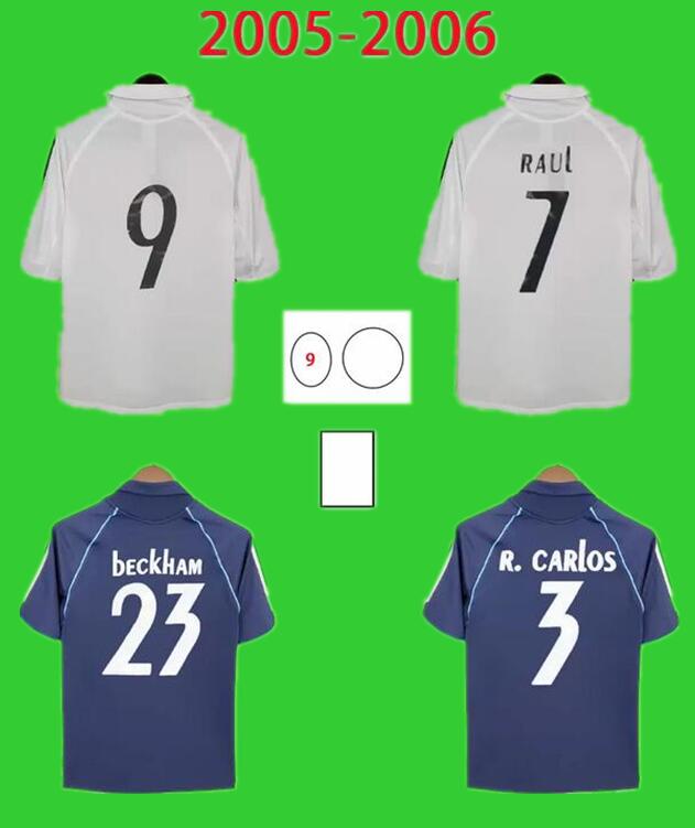 2005 2006 REAL MadridS Retro soccer jerseys vintage football shirt classic Camiseta de futbol 05 06 top quality R.CARLOS BECKHAM RAUL Robinho Zidane Guti Cicinho -2XL
2005 2006 REAL MadridS Retro soccer jerseys vintage football shirt classic Camiseta de futbol 05 06 top quality R.CARLOS BECKHAM RAUL Robinho Zidane Guti Cicinho -2XL