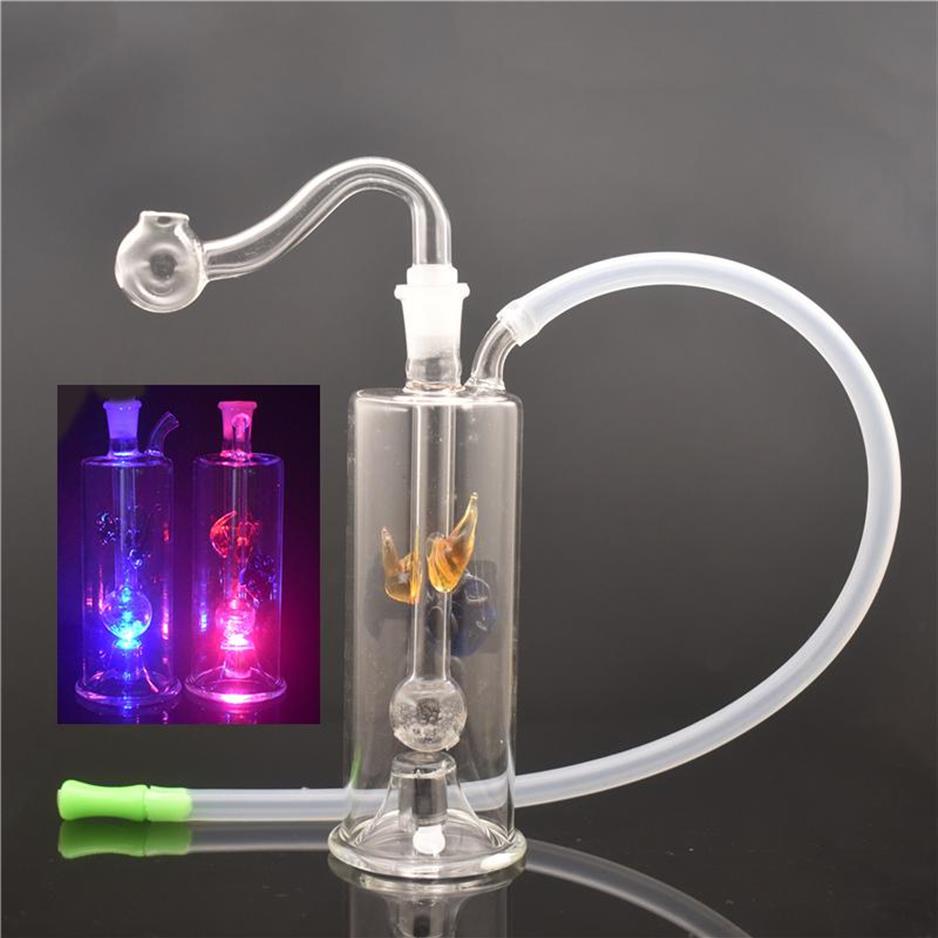 LED light Glass oil burner Bongs Dab Oil Rig Percolater Bubbler Water Pipes with glass oil burner pipes and hose320S
LED light Glass oil burner Bongs Dab Oil Rig Percolater Bubbler Water Pipes with glass oil burner pipes and hose320S