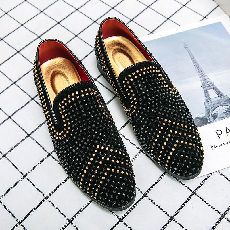 Dress Shoes FIXSYS Italian Style Men Oxford Lightweight Wedding Diamond Male Party Banquet Breathable Bling Driving, Black
Dress Shoes FIXSYS Italian Style Men Oxford Lightweight Wedding Diamond Male Party Banquet Breathable Bling Driving, Black