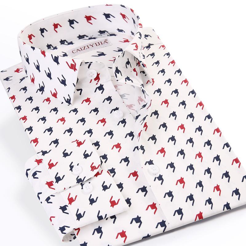 Men' Casual Shirts Cotton Men' Shirt Print Long Sleeve Bird Mens Dress Social Business Leisure Comfortable Man' Floral Clothing, Czlx5039
Men' Casual Shirts Cotton Men' Shirt Print Long Sleeve Bird Mens Dress Social Business Leisure Comfortable Man' Floral Clothing, Czlx5039