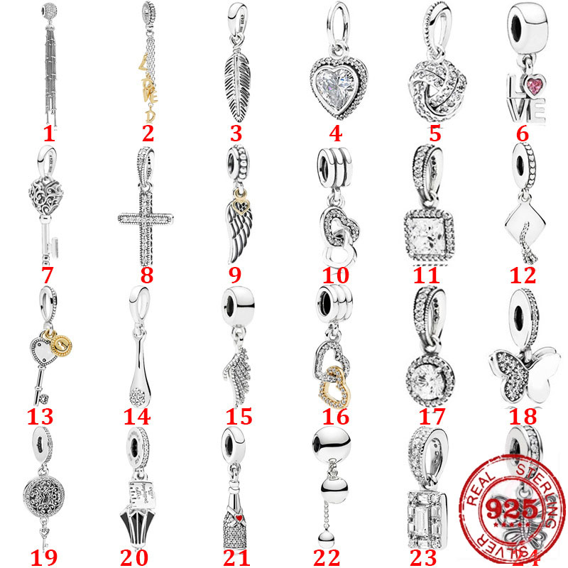 925 Sterling Silver Dangle Charm Fringed Butterfly Love Key Beads Bead Fit Pandora Charms Bracelet DIY Jewelry Accessories
925 Sterling Silver Dangle Charm Fringed Butterfly Love Key Beads Bead Fit Pandora Charms Bracelet DIY Jewelry Accessories