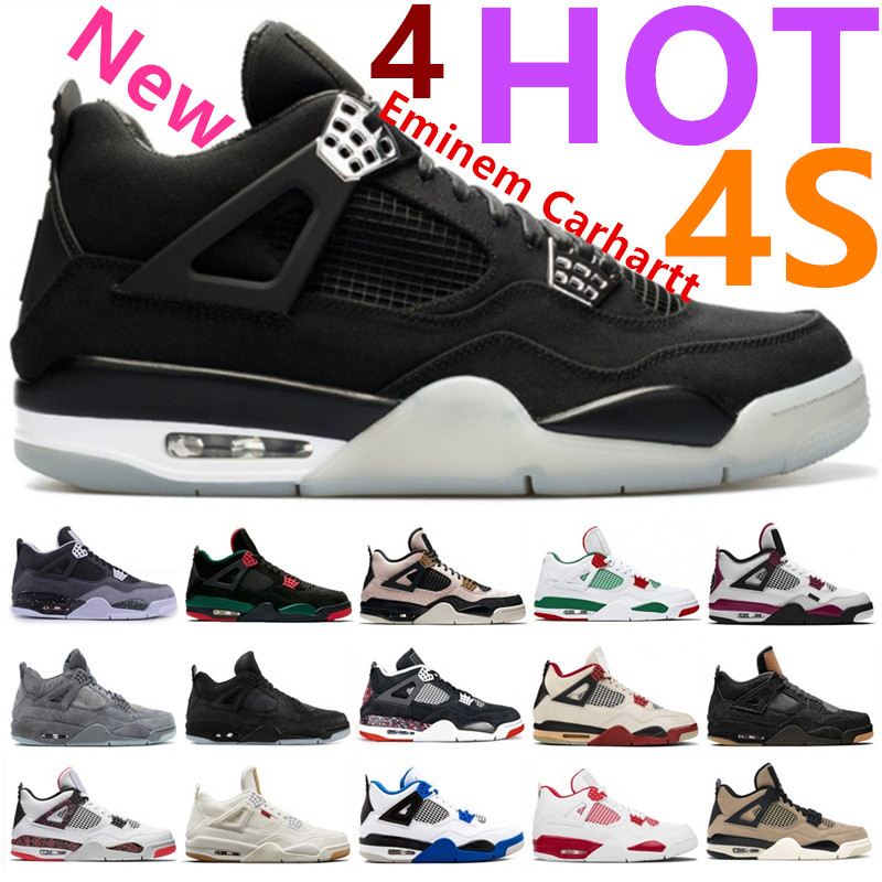 Carhartt 4 4s Basketball Shoes PSG Canyon purple Zen Master Military Black Cool Grey Canvas Shimmer Monsoon Blue White Oreo Taupe Haze Infrared Men Designer Sneakers, 4s d'or
Carhartt 4 4s Basketball Shoes PSG Canyon purple Zen Master Military Black Cool Grey Canvas Shimmer Monsoon Blue White Oreo Taupe Haze Infrared Men Designer Sneakers, 4s d'or