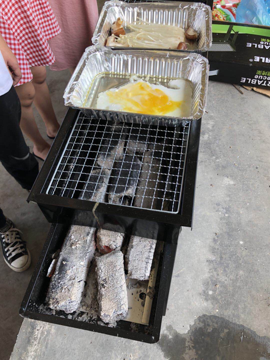1 Pc BBQ Barbecue Grills Outdoor Garden Charcoal Barbeque Patio Party Cooking Foldable Picnic Stoves Heating Stove Sea Freight