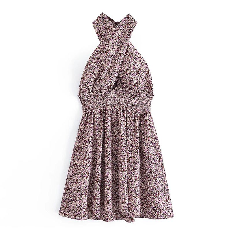 Casual Dresses Vintage Floral Print Sexy Backless Halter Dress Women Elastic Waist A-line Summer Beach Vestido Short RobeCasual, Multi
Casual Dresses Vintage Floral Print Sexy Backless Halter Dress Women Elastic Waist A-line Summer Beach Vestido Short RobeCasual, Multi