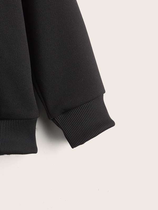 Toddler Boys 1pc Slogan Graphic Hoodie SHE