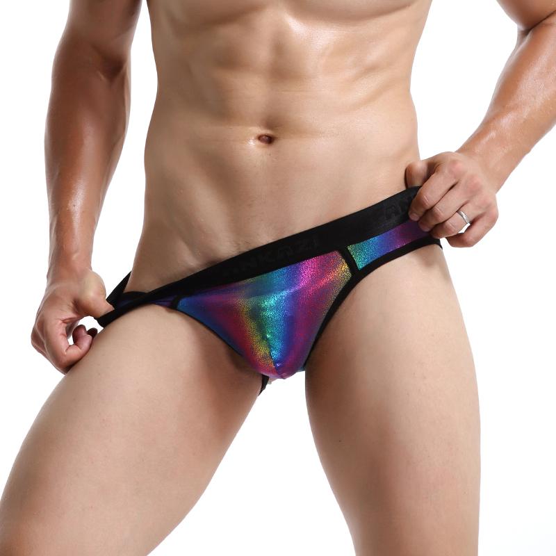 Underpants AIIOU Gay Underwear Men Briefs Sexy Rainbow Colorful Nylon Low Waist Pouch U Convex Panties Mens Stage Performance, Black;white
Underpants AIIOU Gay Underwear Men Briefs Sexy Rainbow Colorful Nylon Low Waist Pouch U Convex Panties Mens Stage Performance, Black;white
