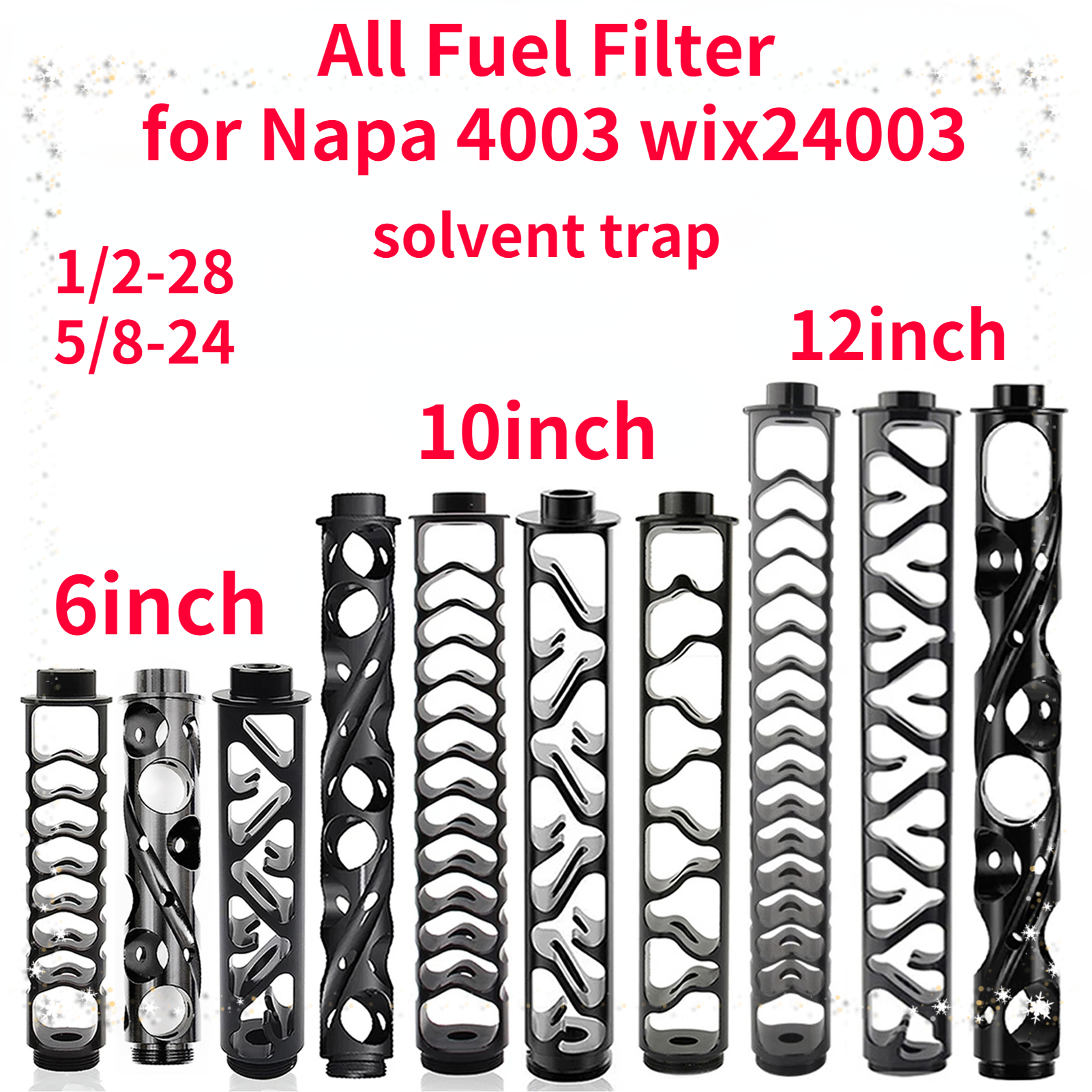 6inch 10inch 12inch Fuel Filter Solvent Trap Fuel Filters Oil Filters Solvent Trap for NAPA 4003 WIX 24003 Filters 1 day ship out for Gun YOU KNOW THAT
6inch 10inch 12inch Fuel Filter Solvent Trap Fuel Filters Oil Filters Solvent Trap for NAPA 4003 WIX 24003 Filters 1 day ship out for Gun YOU KNOW THAT