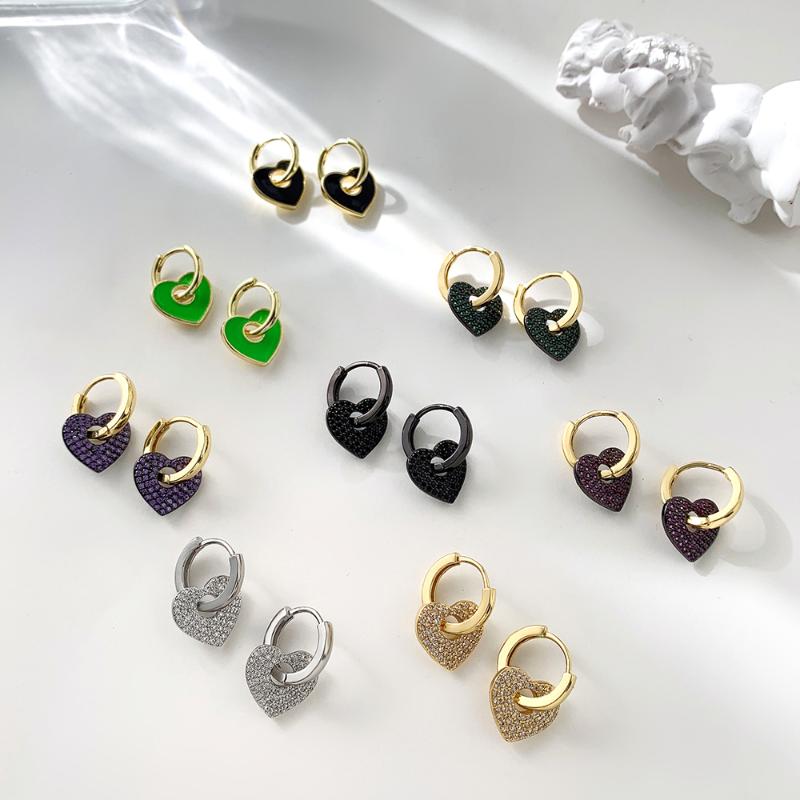 Hoop & Huggie Fashion CZ Crystal Heart Earring For Women Ear Piercing Gold Silver Color Small Circle Earrings Wedding Jewelry Gift
Hoop & Huggie Fashion CZ Crystal Heart Earring For Women Ear Piercing Gold Silver Color Small Circle Earrings Wedding Jewelry Gift