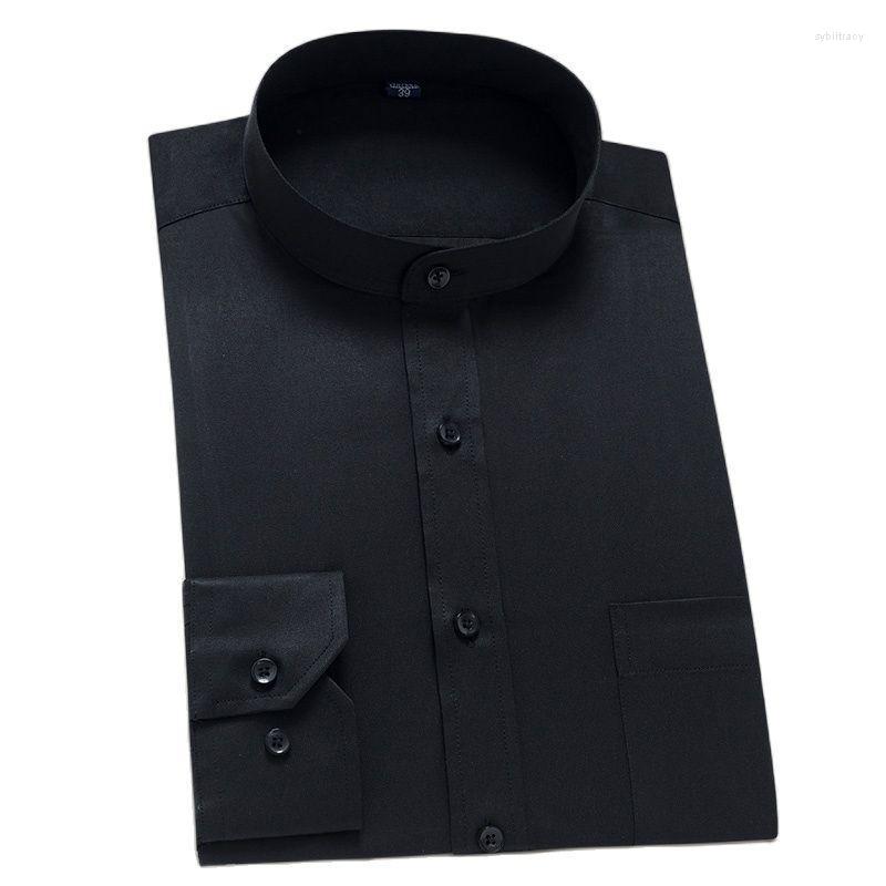 Men's Dress Shirts Classic Mandarin Collar Long Sleeved Slim Fit Soft Quality Non-iron Easy Care Mens For Work /party/meetingMen's Sybi22, 19151
Men's Dress Shirts Classic Mandarin Collar Long Sleeved Slim Fit Soft Quality Non-iron Easy Care Mens For Work /party/meetingMen's Sybi22, 19151