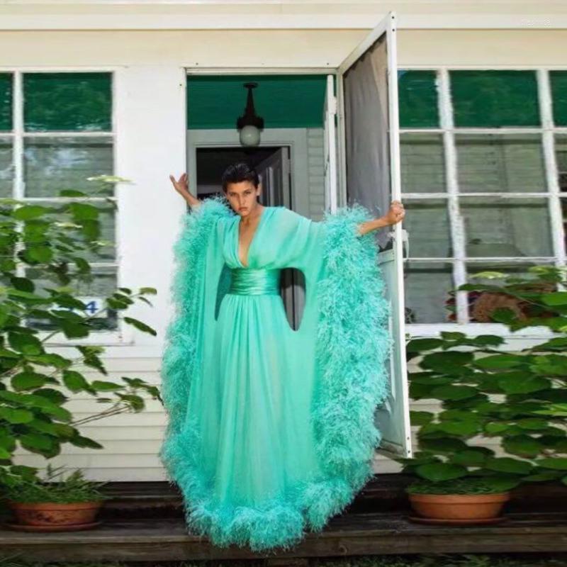 Casual Dresses Turquoise Ostrich Dress Lush Prom Gowns Sleeve Sash Formal For Pography Feather Party Stretchy Custom Made, Beige
Casual Dresses Turquoise Ostrich Dress Lush Prom Gowns Sleeve Sash Formal For Pography Feather Party Stretchy Custom Made, Beige