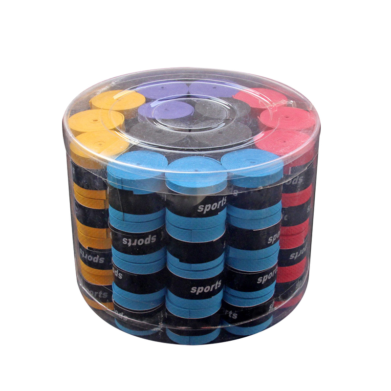 60pcs/Lot Tennis Racket Overgrips Badminton Sport Fishing Rods Over Grips Sweat Absorb Handle Wraps Tapes Sweatband
