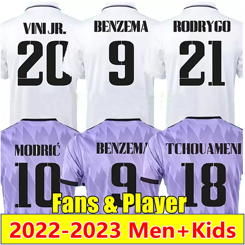 2022 2023 BENZEMA soccer jersey CAMAVINGA Tchouameni RUDIGER Fans Player 22 23 MODRIC VINI JR HAZARD football shirt ASENSIO KROOS camiseta de futol men kids set mykit, Fans 21-22 away
2022 2023 BENZEMA soccer jersey CAMAVINGA Tchouameni RUDIGER Fans Player 22 23 MODRIC VINI JR HAZARD football shirt ASENSIO KROOS camiseta de futol men kids set mykit, Fans 21-22 away