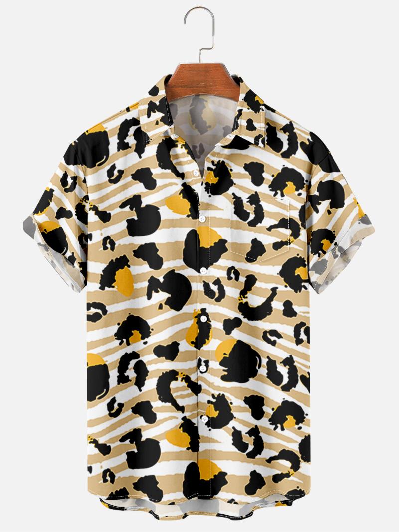 Men's Casual Shirts Hawaii Shirt American Style Painted Short Sleeve Vintage Button Tops For Men And Women CasualMen's, Ql05323
Men's Casual Shirts Hawaii Shirt American Style Painted Short Sleeve Vintage Button Tops For Men And Women CasualMen's, Ql05323