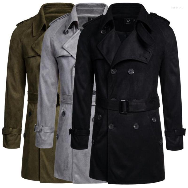 Men's Wool & Blends Style Woolen Coat Mid-length Windbreaker European And American Youth Solid Color Casual Double-breasted Clothes Black Ke
Men's Wool & Blends Style Woolen Coat Mid-length Windbreaker European And American Youth Solid Color Casual Double-breasted Clothes Black Ke