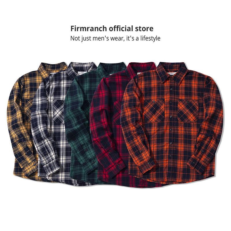 Men' Casual Shirts Firmranch 2022 Shirt Jackets Heavy Classic Plaid AMKAJI Preppy Style For Men/Women Vintage Top, Green
Men' Casual Shirts Firmranch 2022 Shirt Jackets Heavy Classic Plaid AMKAJI Preppy Style For Men/Women Vintage Top, Green