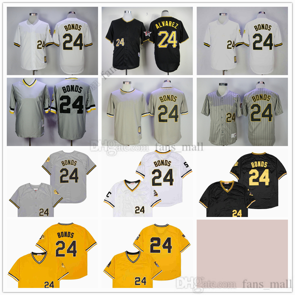 Movie Mitchell and Ness Baseball Jersey Vintage 24 Barry Bonds Jersey 24 Pedro Alvarez 1990-1997 Stitched Breathable Sport Sale High Quality Man black grey white, As picture (with team name)
Movie Mitchell and Ness Baseball Jersey Vintage 24 Barry Bonds Jersey 24 Pedro Alvarez 1990-1997 Stitched Breathable Sport Sale High Quality Man black grey white, As picture (with team name)
