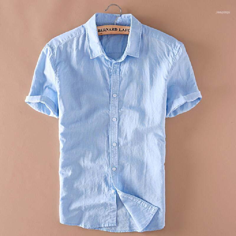 Wholesale- Mens Linen Shirts Short Sleeve Summer Quality Casual Slim Fit Solid Cotton Men Camisa Masculina TS-1491, Blue
Wholesale- Mens Linen Shirts Short Sleeve Summer Quality Casual Slim Fit Solid Cotton Men Camisa Masculina TS-1491, Blue