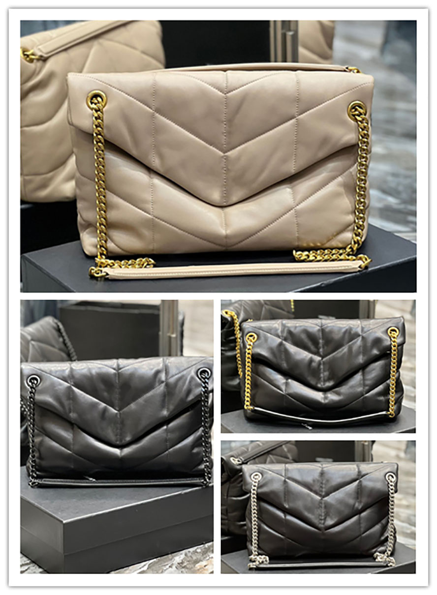 new classic fashion bags LOULOU PUFFER large shoulder bag women cow leather Purses Single accrossbag 35cm LL 577475, Black in silver hardward
new classic fashion bags LOULOU PUFFER large shoulder bag women cow leather Purses Single accrossbag 35cm LL 577475, Black in silver hardward