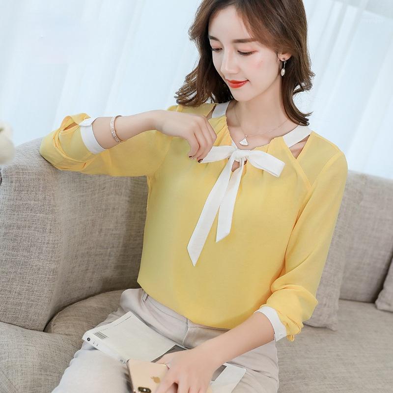 Women's Blouses & Shirts 2022 Spring And Summer Korean Version Of All-match Chiffon Shirt Slim Thin Solid Color Fashion Trend Casual, Light yellow
Women's Blouses & Shirts 2022 Spring And Summer Korean Version Of All-match Chiffon Shirt Slim Thin Solid Color Fashion Trend Casual, Light yellow