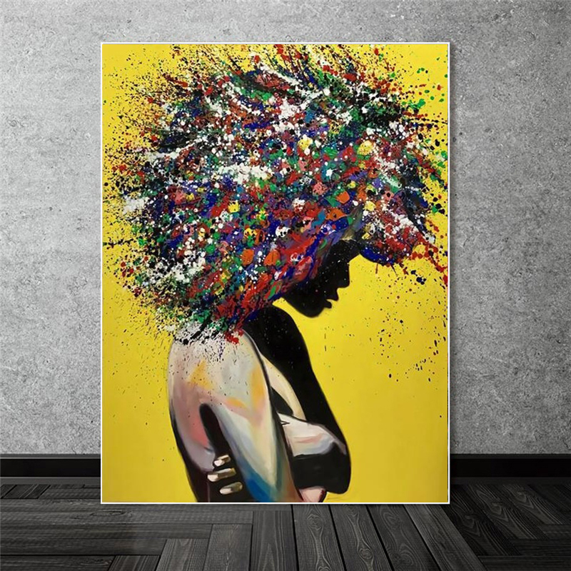 Abstract African Girl Wall Art Canvas Paintings Graffiti Art Posters And Prints Street Art Black Girl Wall Pictures Home Decor
Abstract African Girl Wall Art Canvas Paintings Graffiti Art Posters And Prints Street Art Black Girl Wall Pictures Home Decor