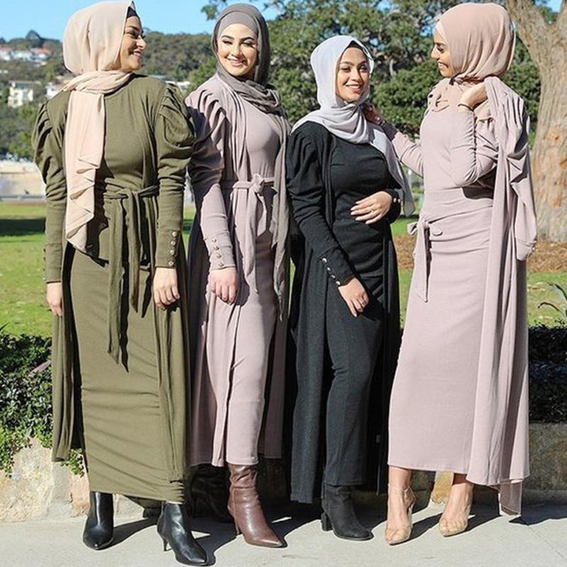 Ethnic Clothing Ramadan Muslim Women Long Dress Outfits Abaya Arabic Kaftan Solid Color Open Kimono Islamic Turkey RobeEthnic
Ethnic Clothing Ramadan Muslim Women Long Dress Outfits Abaya Arabic Kaftan Solid Color Open Kimono Islamic Turkey RobeEthnic