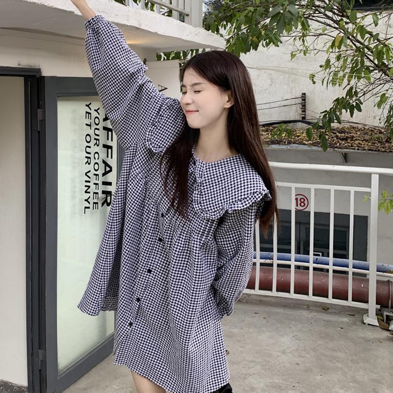 Party Dresses Spring Ladies Dress Doll Collar Retro French Skirt Japanese Plaid Long Sleeve Shirt Preppy StyleParty, Black
Party Dresses Spring Ladies Dress Doll Collar Retro French Skirt Japanese Plaid Long Sleeve Shirt Preppy StyleParty, Black