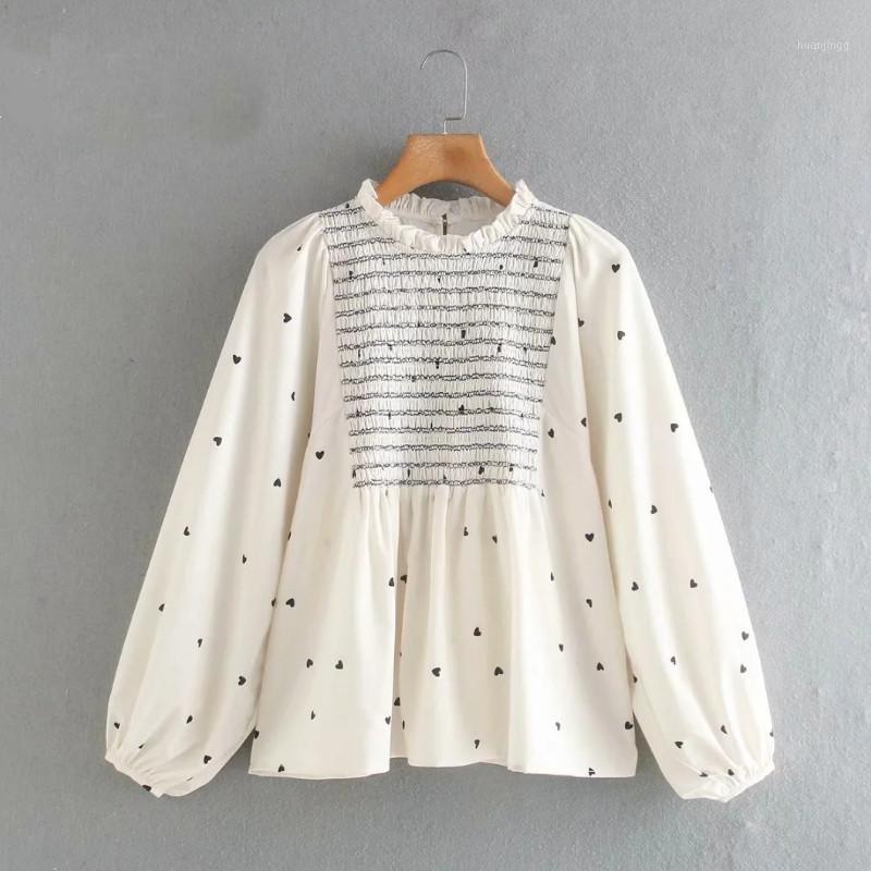 Women's Blouses & Shirts Women Sweet Agaric Lace Hearts Print Elastic Smock Blouse Office Ladies Lantern Sleeve Chic Blusas Tops 2022, As pic ls7272ld
Women's Blouses & Shirts Women Sweet Agaric Lace Hearts Print Elastic Smock Blouse Office Ladies Lantern Sleeve Chic Blusas Tops 2022, As pic ls7272ld