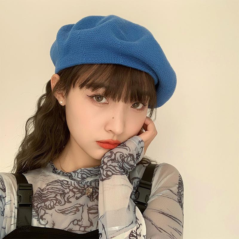 Berets Blue Beret Hat Female Spring And Summer Thin Knit Retro Japanese Trendy Big Head Circumference Painter Pumpkin Buddy HatBerets, Orange
Berets Blue Beret Hat Female Spring And Summer Thin Knit Retro Japanese Trendy Big Head Circumference Painter Pumpkin Buddy HatBerets, Orange