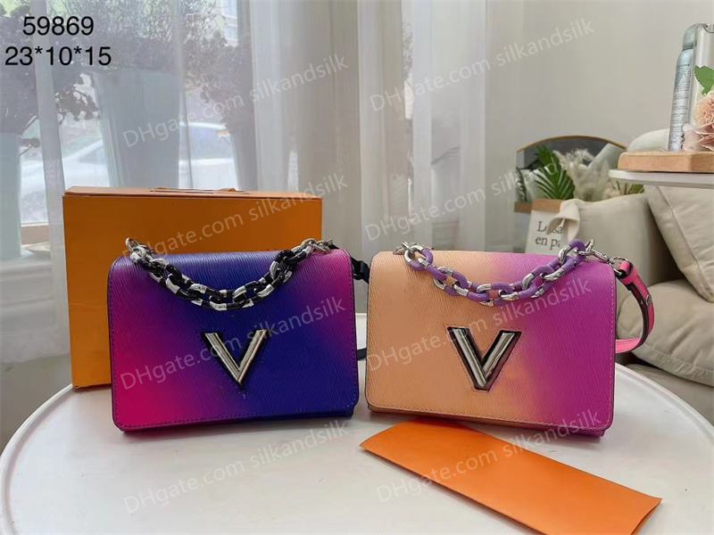 Designer Handbags Underarm Bags Luxury One Shoulder Bag Silver Large Chain Gradient Color Purse Purple Pink PU Leather Clutch Big LOGO Women's Wallets, Extra shipping
Designer Handbags Underarm Bags Luxury One Shoulder Bag Silver Large Chain Gradient Color Purse Purple Pink PU Leather Clutch Big LOGO Women's Wallets, Extra shipping