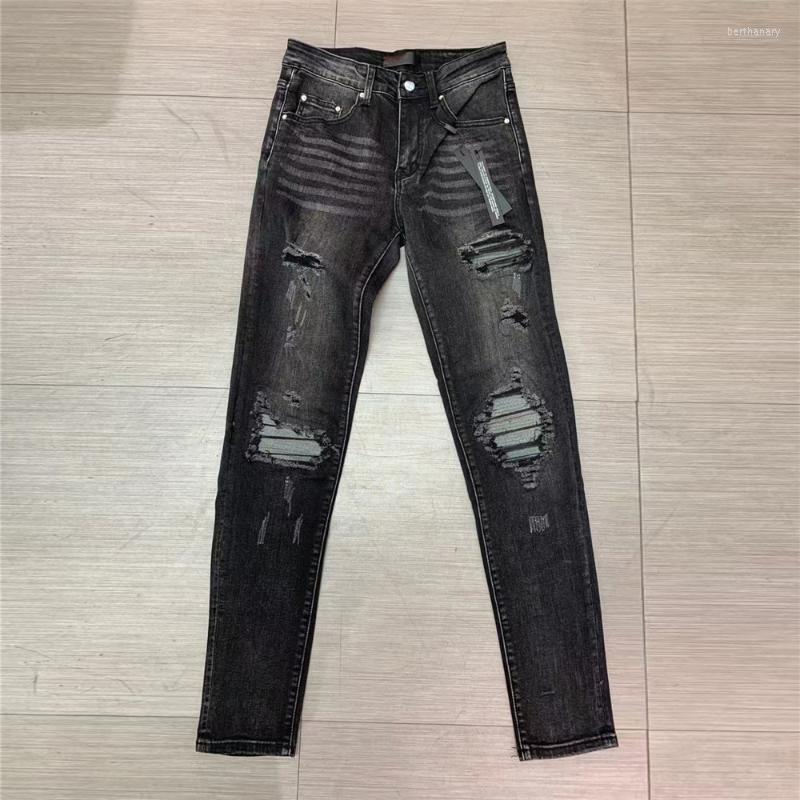 Men's Jeans America Black Streetwear Motorcycle Pants Men Retro Hole Patchwork Hombre High Street Ripped Patch Mens SkinnyMen's Bert22
Men's Jeans America Black Streetwear Motorcycle Pants Men Retro Hole Patchwork Hombre High Street Ripped Patch Mens SkinnyMen's Bert22