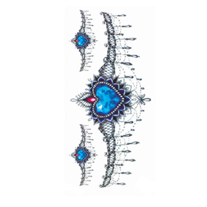 NXY Temporary Tattoo Sexy Woman Fashion Chest Stickers Waist Clavicle Scar Waterproof 0330