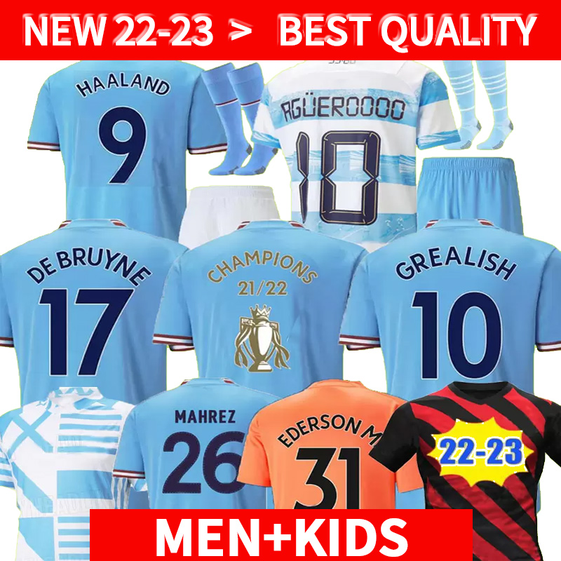2022 2023 DE BRUYNE 93 20 Anniversary HAALAND Soccer Jerseys FODEN GREALISH MAHREZ MANs cities Player 22 23 football shirt BERNARDO STERLING Man kits Kids set, 2223 away
2022 2023 DE BRUYNE 93 20 Anniversary HAALAND Soccer Jerseys FODEN GREALISH MAHREZ MANs cities Player 22 23 football shirt BERNARDO STERLING Man kits Kids set, 2223 away