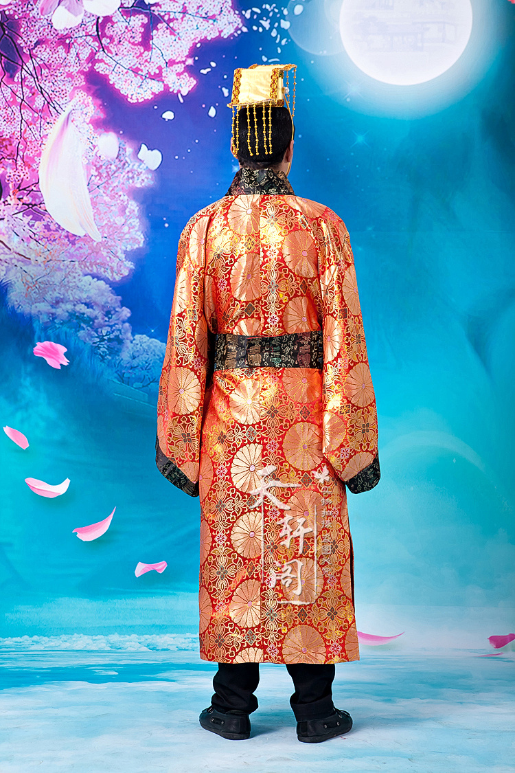Men Ancient China Ethnic Clothing Han Tang Dynasty Emperor Traditional Robe Tv Movie Performance Clothing Handsome Prince Hanfu Costume