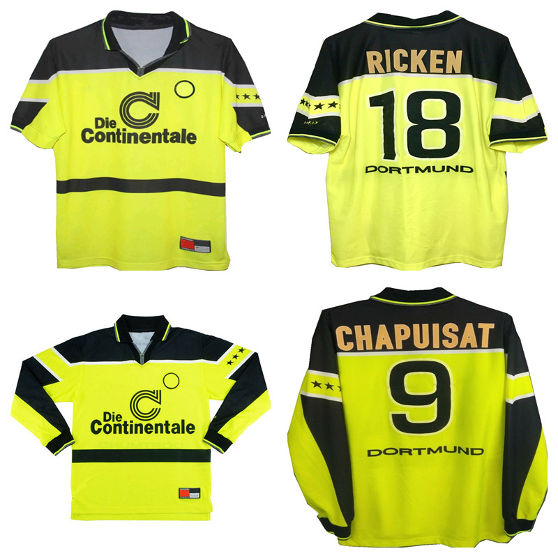 1996 1997 1998 Möller Chapuisat retro soccer jersey 88 89 Borussia Zorc Ricken Dortmund vintage classic longsleeve football shirt, 97 98 bundesliga home bundesliga jersey
1996 1997 1998 Möller Chapuisat retro soccer jersey 88 89 Borussia Zorc Ricken Dortmund vintage classic longsleeve football shirt, 97 98 bundesliga home bundesliga jersey