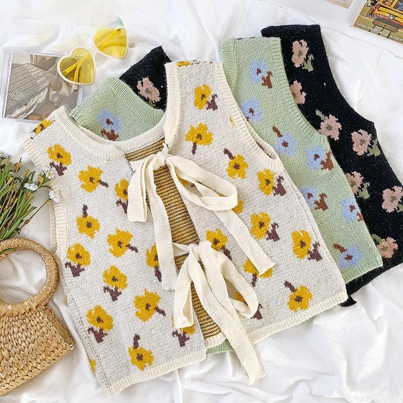 Women's Vests Sweet Flower Women Knitted Vest Sleeveless Chic Kawaii Japan Style Bandage Lace Up Tanks Spring Outwear 2022 Luci22, Black
Women's Vests Sweet Flower Women Knitted Vest Sleeveless Chic Kawaii Japan Style Bandage Lace Up Tanks Spring Outwear 2022 Luci22, Black