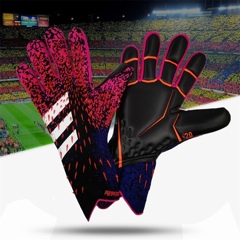 Sports Gloves Design Men child Goalie Soccer Goalkeeper Thicken Full Latex Foam Professional Training Football 220826, White size 8
Sports Gloves Design Men child Goalie Soccer Goalkeeper Thicken Full Latex Foam Professional Training Football 220826, White size 8