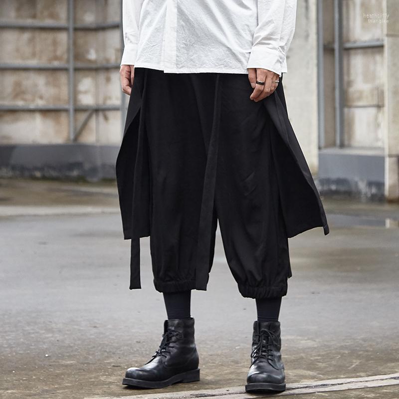 Men's Pants Men Splice Loose Casual Black Harem Male Women Japan Streetwear Hip Hop Gothic Skirt Trouers Kimono Stage ClothesMen's Heat22, X062
Men's Pants Men Splice Loose Casual Black Harem Male Women Japan Streetwear Hip Hop Gothic Skirt Trouers Kimono Stage ClothesMen's Heat22, X062