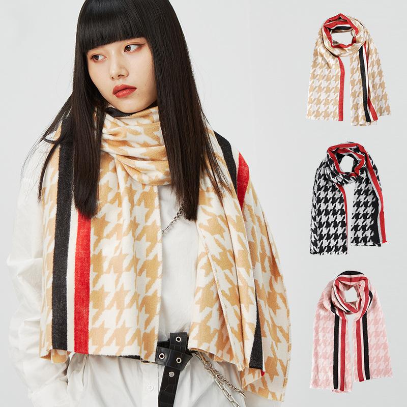 Scarves Autumn And Winter Scarf Female Korean Warm Retro Fashion Bib Male Couple Thousand Bird Lattice Shawl Wholesale Direct MailScarves
Scarves Autumn And Winter Scarf Female Korean Warm Retro Fashion Bib Male Couple Thousand Bird Lattice Shawl Wholesale Direct MailScarves