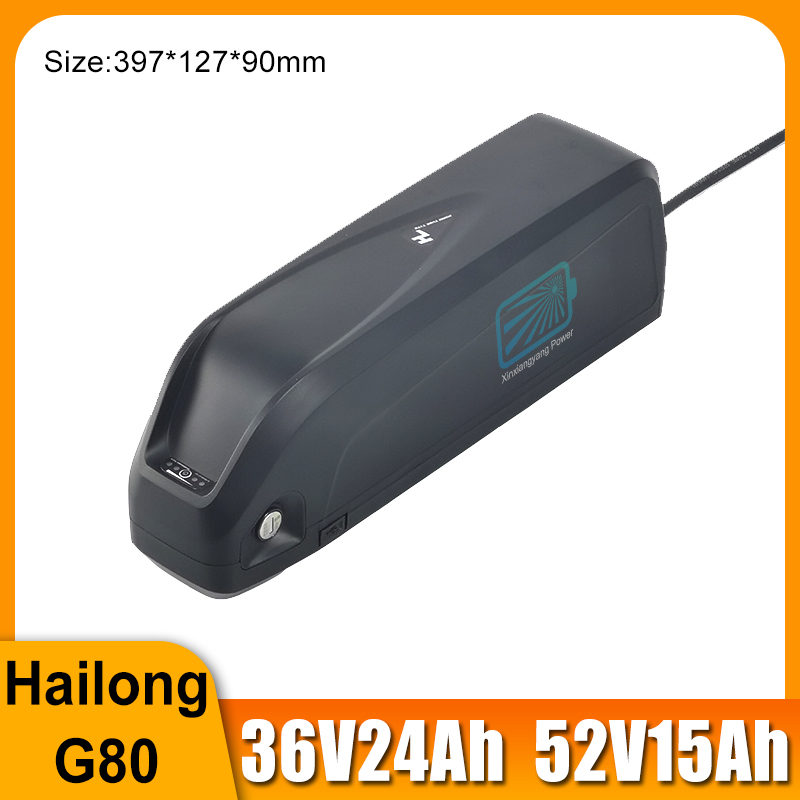 

Hailong eBike Battery 52V 15Ah 36V 20Ah 24Ah 48V 18Ah A grade 18650 Cells Bicycle Battery Pack for 1000W 750W 500W 250W Motor