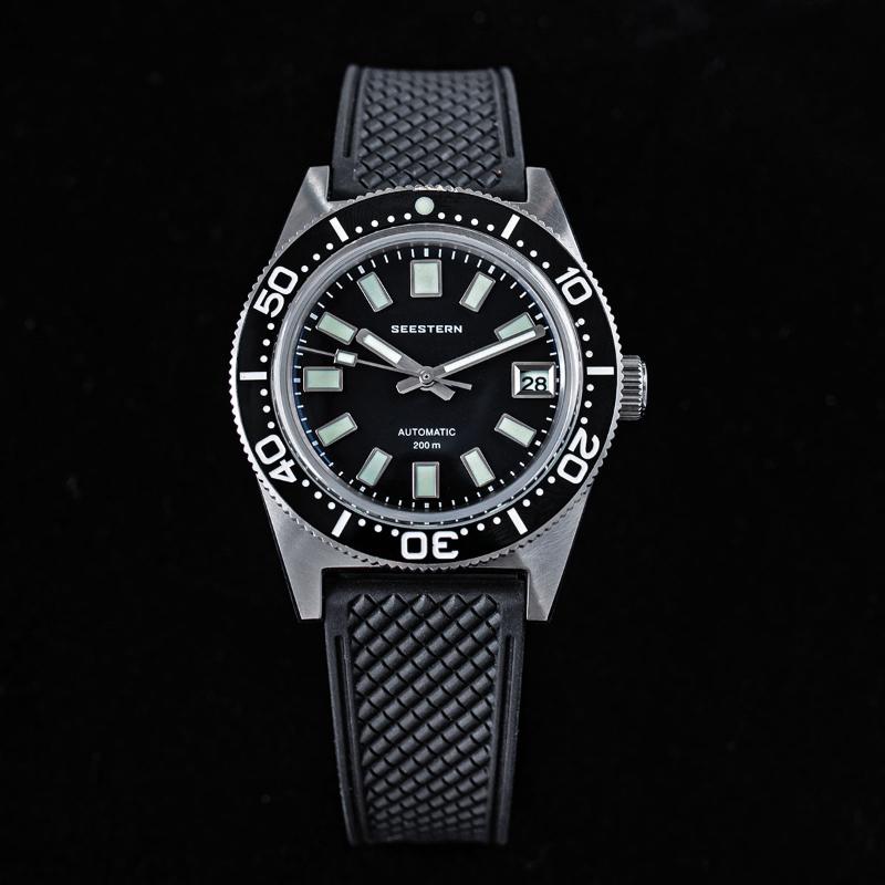Wristwatches 62MAS Diver Men Watch 38mm Original Sapphire Glass Nh35 Automatic Mechanical Watches Luminous Date Ceramic Ring 200M Water Pro, Red with black strap
Wristwatches 62MAS Diver Men Watch 38mm Original Sapphire Glass Nh35 Automatic Mechanical Watches Luminous Date Ceramic Ring 200M Water Pro, Red with black strap