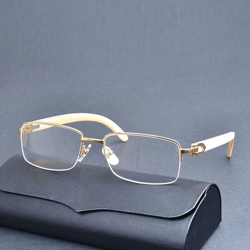 Fashion carti Designer Cool sunglasses luxury High end Cartr Frame Mens Buffalo Horn Arm Gold C Decoration Half Classic Anti Blue Light Goggles Business Casual
Fashion carti Designer Cool sunglasses luxury High end Cartr Frame Mens Buffalo Horn Arm Gold C Decoration Half Classic Anti Blue Light Goggles Business Casual