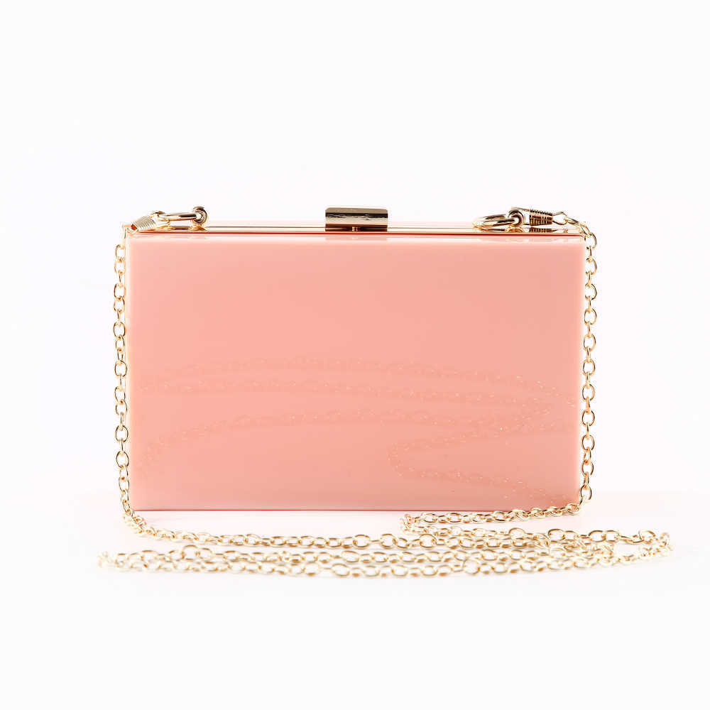 Factory Retaill Whole handmade acrylic evening bag translucent clutch purse for weddingbanquetpartyporm more colors