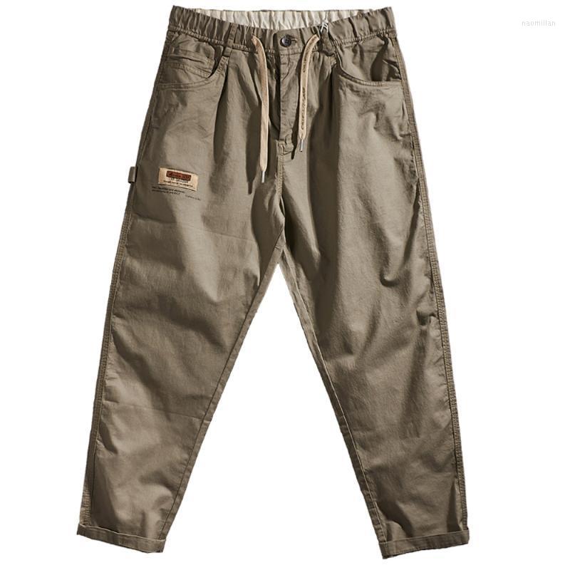 Men's Pants Summer Men's Thin Loose Tapered Leggings American Trendy Versatile Micro Elastic Casual PantsMen's Naom22, Khaki
Men's Pants Summer Men's Thin Loose Tapered Leggings American Trendy Versatile Micro Elastic Casual PantsMen's Naom22, Khaki