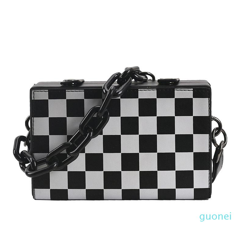 Fashion -Shoulder Bags Ladies Chain Mini Messenger Bag Design Small Box PU Leather Designer HandbagShoulder er