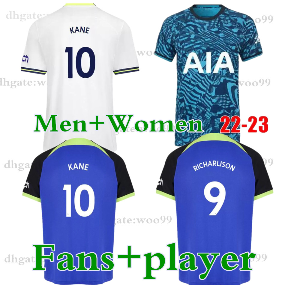 SPURS 22 23 KANE SON KULUSEVSKI PERISIC Soccer Jerseys Tottenham HOJBJERG 2022 2023 LUCAS LLORS Football kit shirt BRYAN BERGWIJN tops Men Fans player, Women
SPURS 22 23 KANE SON KULUSEVSKI PERISIC Soccer Jerseys Tottenham HOJBJERG 2022 2023 LUCAS LLORS Football kit shirt BRYAN BERGWIJN tops Men Fans player, Women