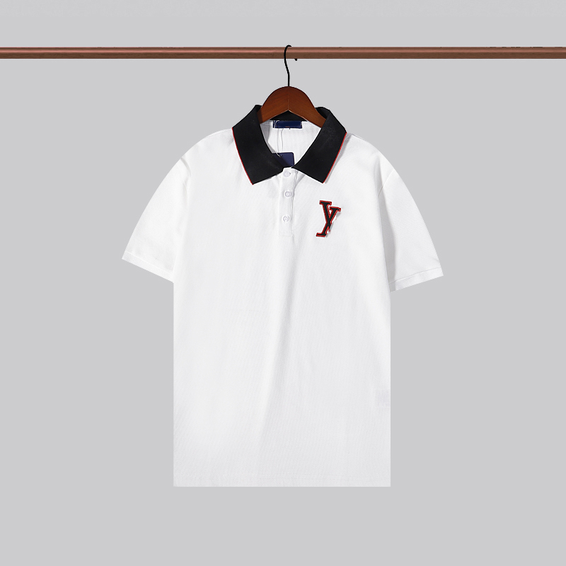 2022 Luxury Brand Mens Designer Polo T Shirt Summer Fashion Bur Logo Berry Breathable Short-Sleeved Lapel Casual Letter High Quality Top Men's Polos#06, White
2022 Luxury Brand Mens Designer Polo T Shirt Summer Fashion Bur Logo Berry Breathable Short-Sleeved Lapel Casual Letter High Quality Top Men's Polos#06, White