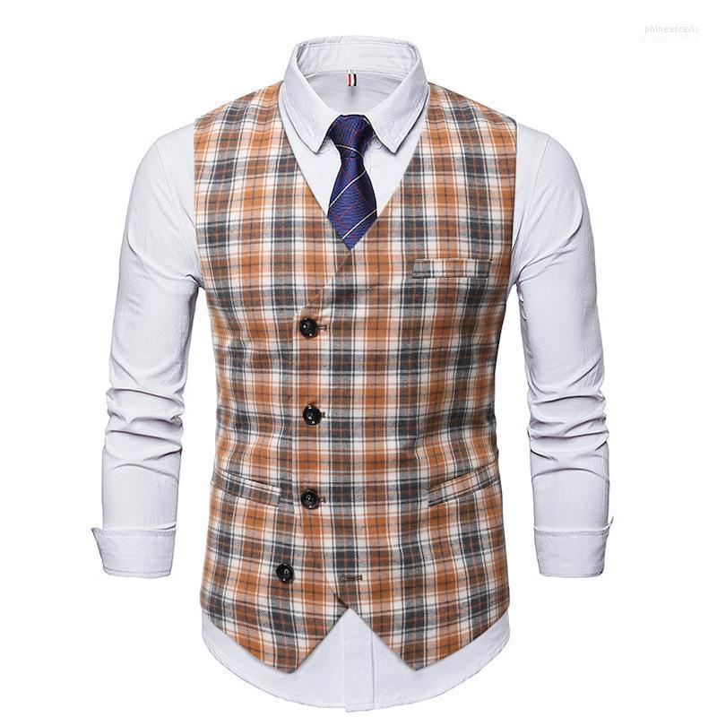 Men's Vests Fashion Suit Vest Men Formal Dress Plaid Colete Masculino Herringbone Gilet FitnessSleeveless Jacket Wedding Waistcoat Phin22, 9826
Men's Vests Fashion Suit Vest Men Formal Dress Plaid Colete Masculino Herringbone Gilet FitnessSleeveless Jacket Wedding Waistcoat Phin22, 9826