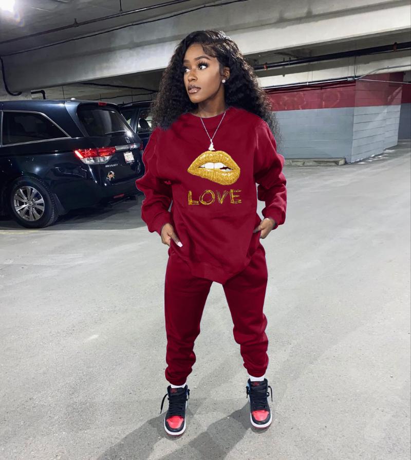 Women' Two Piece Pants Tracksuit Women Sets Clothes Wholesale 2022 Winter Fall Long Sleeve Sweatshirts Top Sweatpants Jogger Suits Streetwe, Black
Women' Two Piece Pants Tracksuit Women Sets Clothes Wholesale 2022 Winter Fall Long Sleeve Sweatshirts Top Sweatpants Jogger Suits Streetwe, Black
